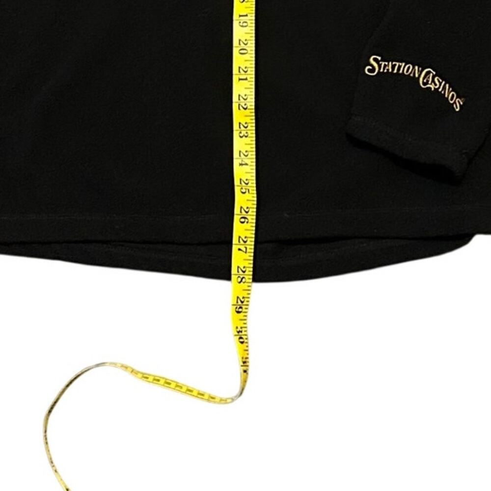 Vegas Golden Knights Size Large Quarter Zip Fleece Pullover Station Casinos - Picture 6 of 7